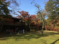 ホテル鹿島ノ森中庭 紅葉