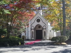 旧軽井沢礼拝堂 紅葉