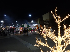 軽井沢 クリスマスマルシェ 夜